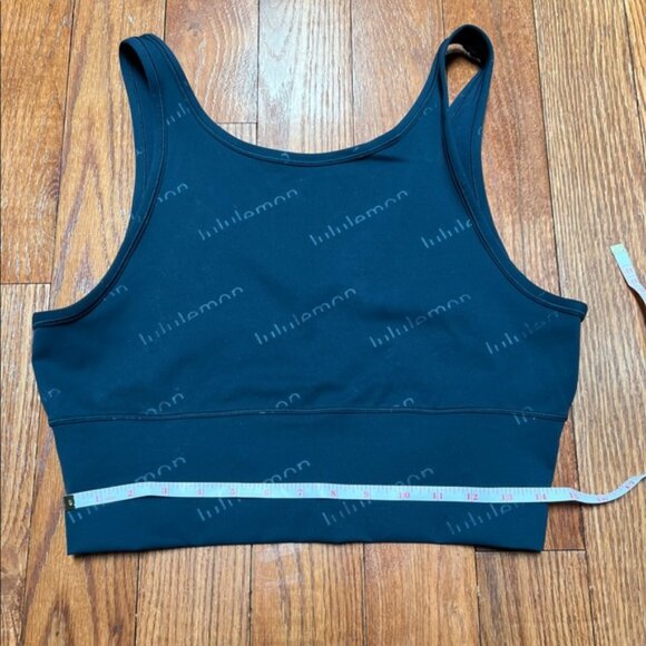 Lululemon Power Pivot Tank Special Edition Embossed Size 12 Submarine Blue - Picture 3 of 6
